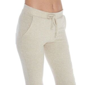 Cream‎ - NWT SUNDoWN by River+Sky JOGGER USA Modal FITTED metallic thread XS S